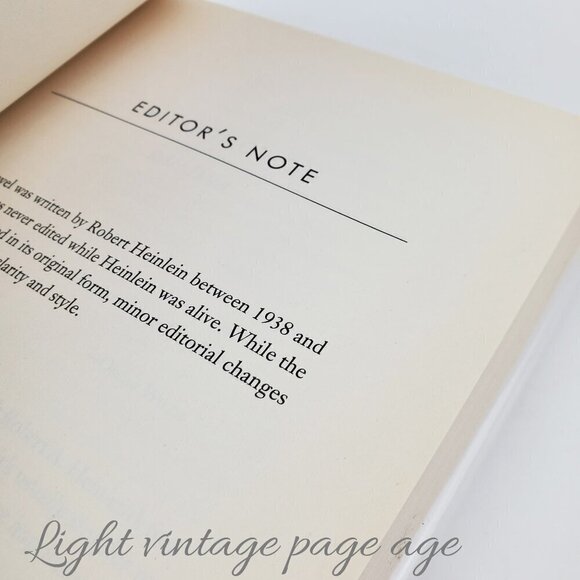 For Us The Living Robert A. Heinlein Book Hardcover HCDJ 2004 Seemingly Unread - Picture 8 of 11